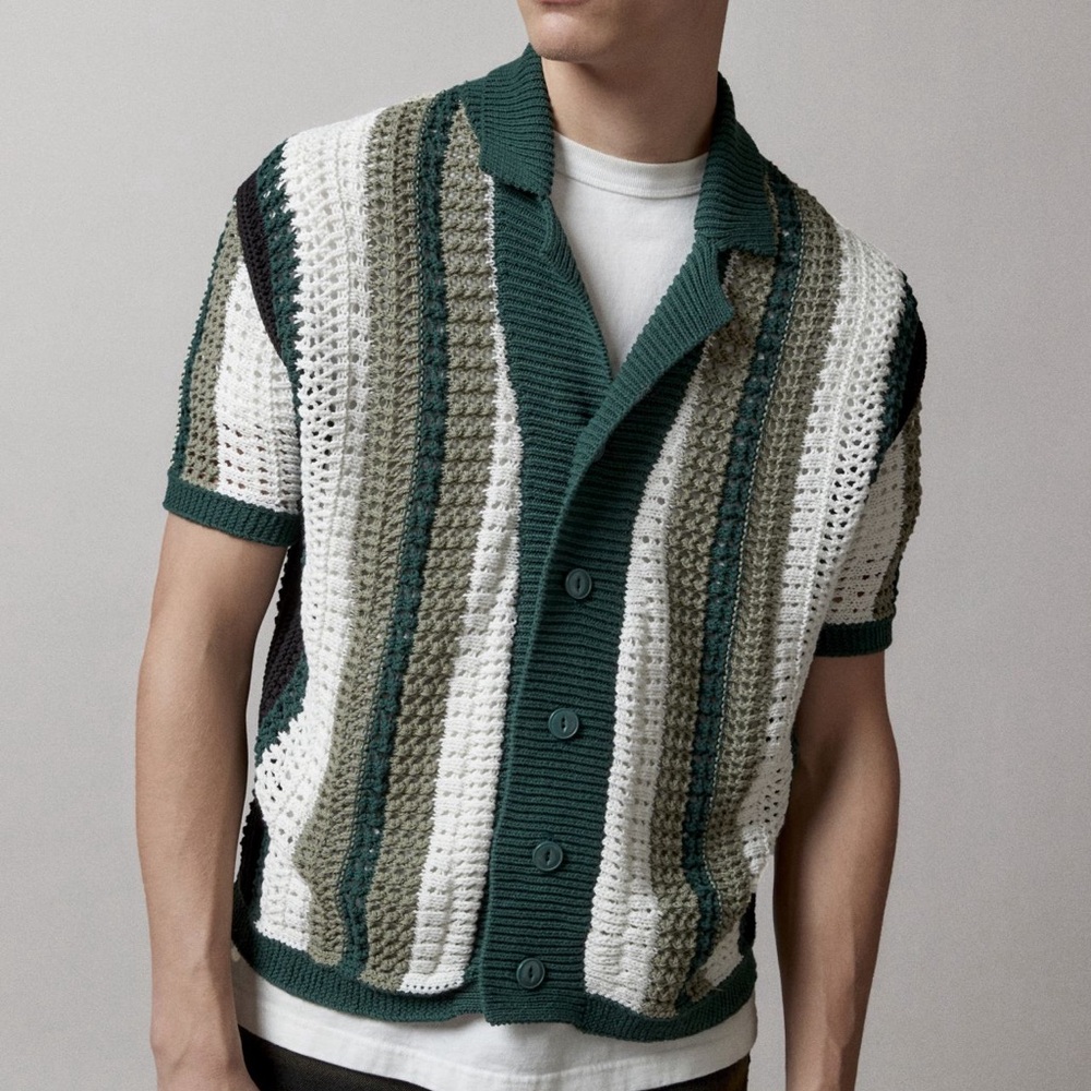 Knit Sweater Polo NWOT